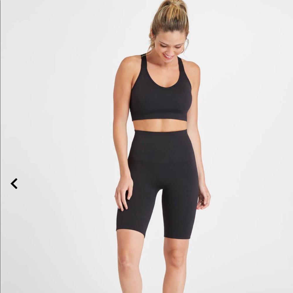 SPANX new with tags look at me now biker shorts